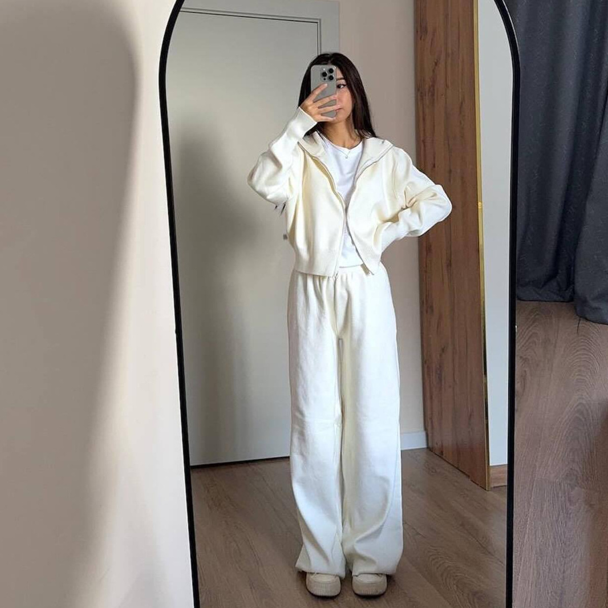 Linen Pant Wide - Set Cocok Wanita Dua Potong Kasual