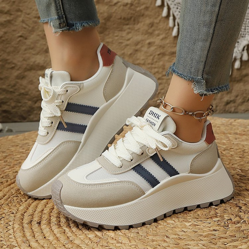 Sepatu Sneakers Wanita Model T - Wedge Espadrille Women ulasan dan harga