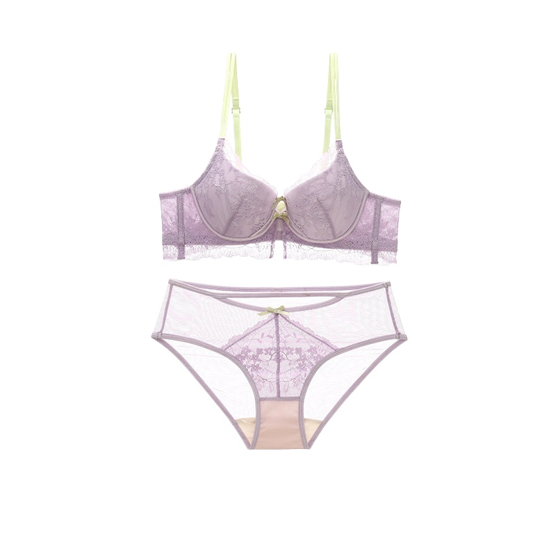 Set Pakaian Dalam Wanita Beren - Bralette Triangle Set ulasan dan harga