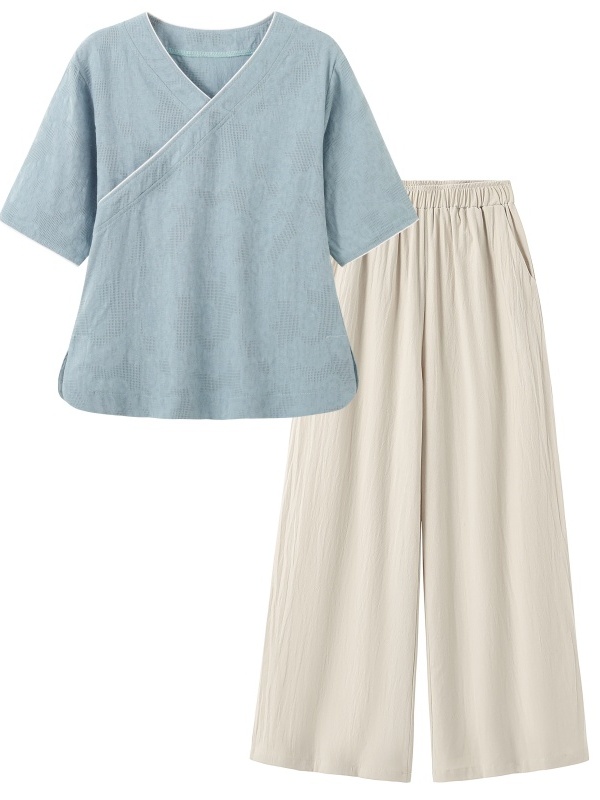 Set atasan dan celana panjang  - Linen Pant Wide ulasan dan harga