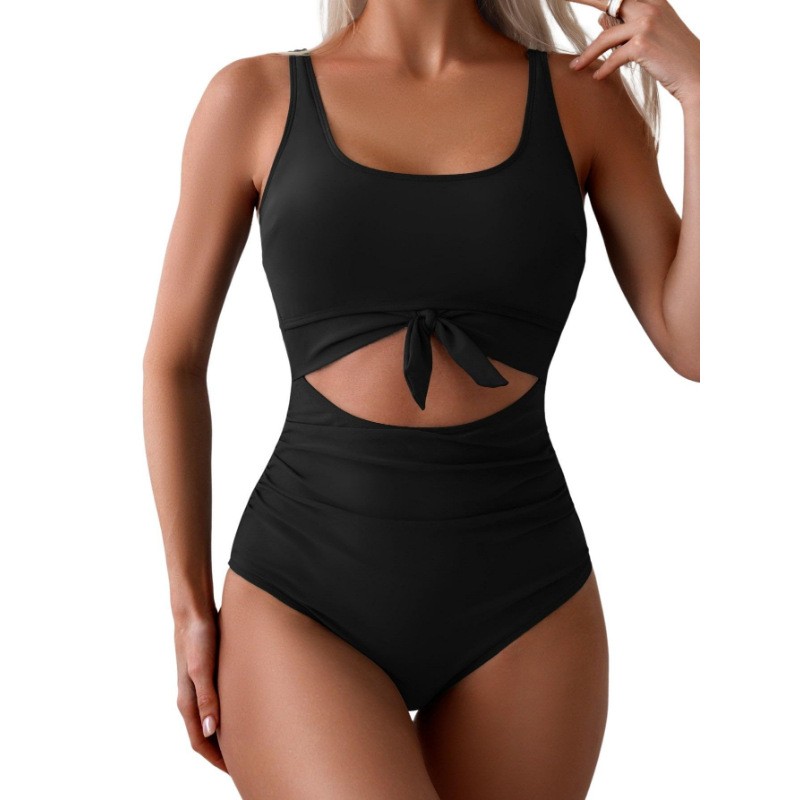 Baju renang tankini wanita tan - Swimsuit Bikini Ruched ulasan dan harga